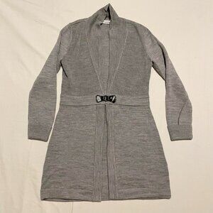Calvin Klein Cardigan Long Sleeve Wool Blend Sweater Womens Small